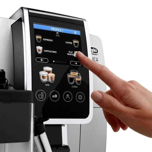 Delonghi Coffeemachine Ecam 380 85 Sb Delonghi85 Delonghi 85 Dinamica Plus Silver Black (Ecam 380.85