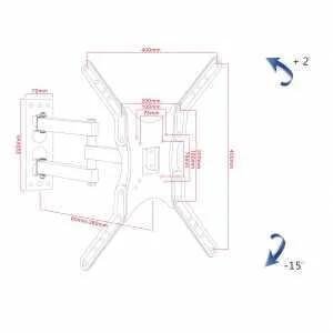 ART RAMT AR-61A SUPORTE PARA TV