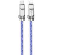 Cablu Type-C La Lightning 20w. 1m - Hoco Crystal .