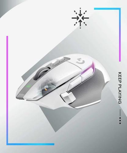 LOGITECH G G502 X PLUS RATO MÃO DIREITA RF WIRELE.
