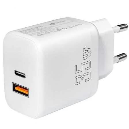 Cargador de Pared Leotec Lecsph35w2w/ 1xusb Tipo-.