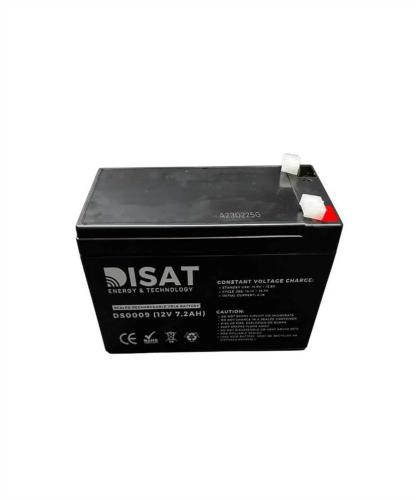 Bateria de chumbo 12V, 7.2AH, F1 (151mm x 65mm x .