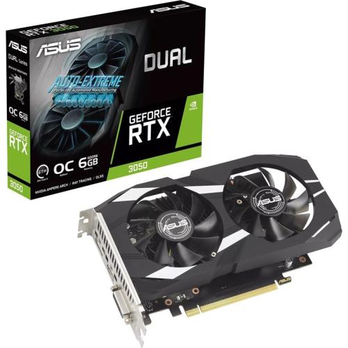 Asus Dual -Rtx3050-O6g Nvidia Geforce Rtx 3050 6 Gb Gddr6