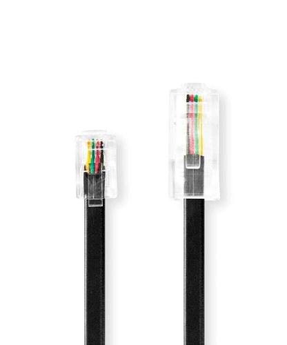 Cabo de Extensão de Telecomunicações Rj11 M