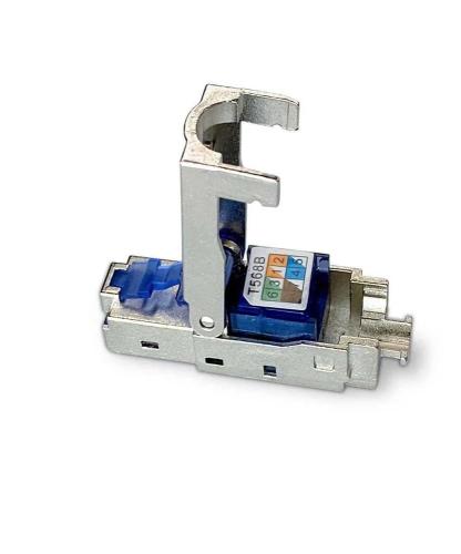 Conector Rj45 Macho Cat6 / Cat6a Recto Chapad.