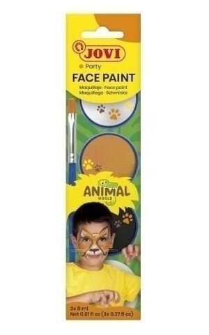 Conjunto de Maquiagem Animais 3 Frascos 8ml Creme