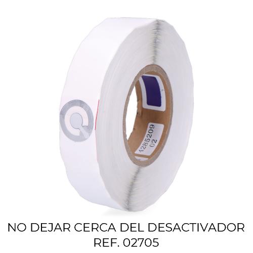 Pack 2000 Etiquetas Anti-Roubo 2933 Tamper Ø3,3cm 7740096 Checkpoint