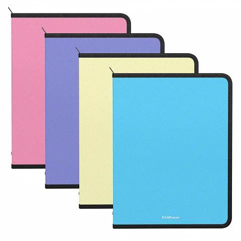 Carpeta Polipropileno Con Cremallera Matt Pastel .