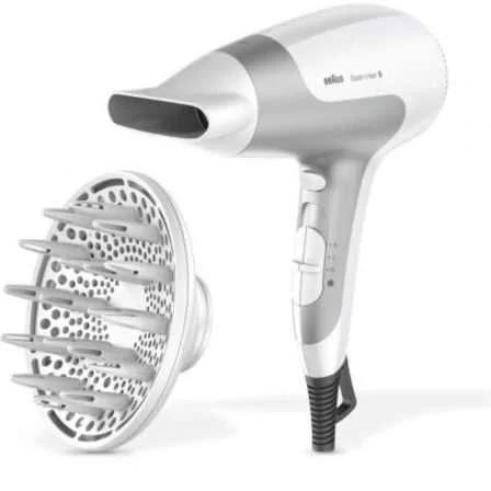 Secador Braun Brhd585e/ 2500w/ Iónico/ Blanco