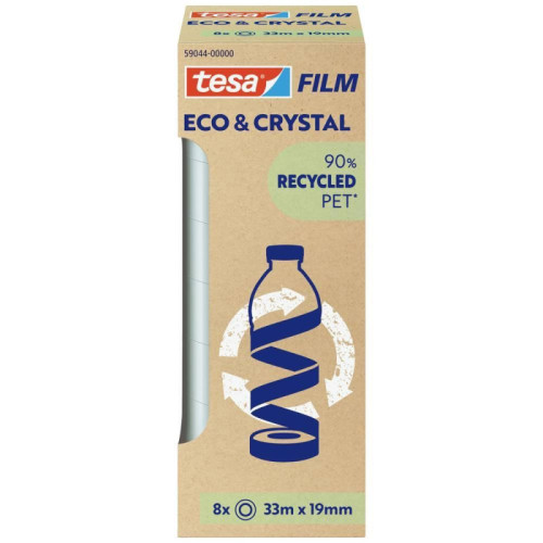 Pack 8 Cintas Adhesivas Tesafilm Eco&Premium 33:1.