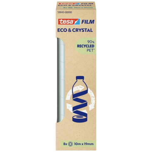 Pack 8 Cintas Adhesivas Tesafilm Eco&Premium 10:1.