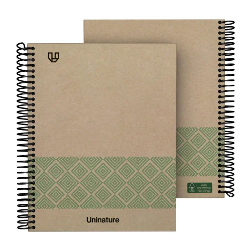 Cuaderno Reciclado A5 Kraft Soft Tapa Dura 80 Hoj.