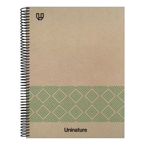Cuaderno Reciclado A4 Kraft Soft Tapa Dura 80 Hoj.