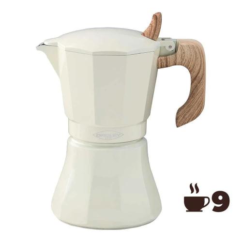 Cafeteira de Alumínio de 9 Chávenas Mod: "Petra" .