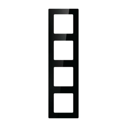 Quadruple Frame Socket Avatto N-Ts10-Frame-B4 (Black)