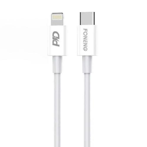 Cabo USB-C para Iluminação Foneng X31, 20W 1m