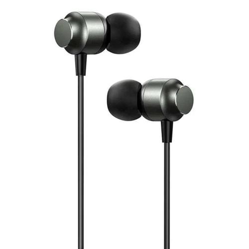Auriculares com fio Joyroom JR-EC06, tipo C Cinza
