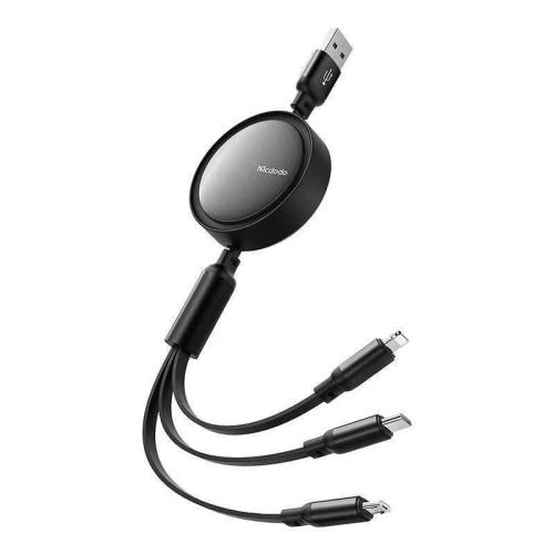 3 em 1 Usb para Usb-C/Lightning/Micro Usb Mcdodo