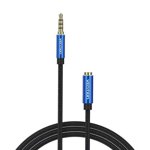 Trrs 3.5mm Male To 3.5mm Female Audio Extender 3m Vention Bhcli Blue