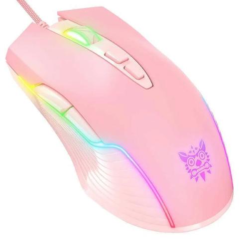 Rato Gaming 6400 DPI CW905 Rosa - ONIKUMA