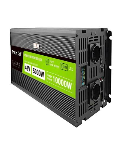 Green Cell PowerInverter LCD 48 V 5000W/10000W