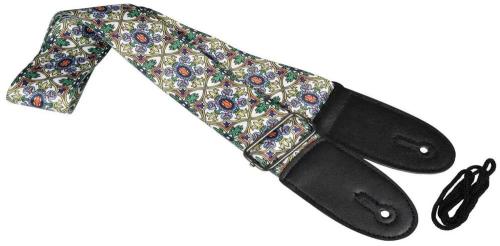 Correia de Guitarra Deluxe Floral Multicolorida