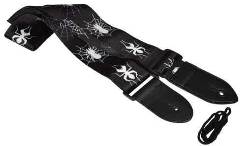 Correia de guitarra aranha branco