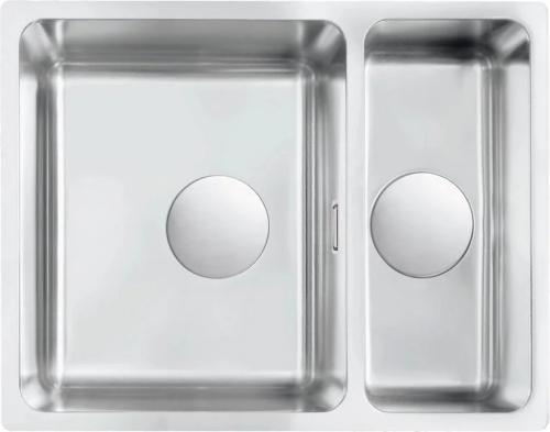 1.5-Bowl Undermount Steel Sink