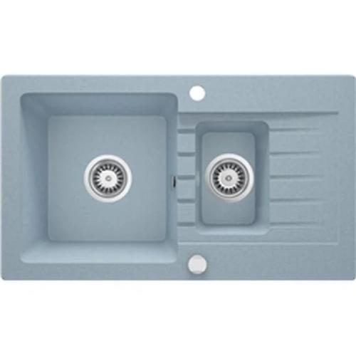 1.5-Bowl Granite Sink With Drainer