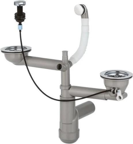 Siphon For 1.5- And 2-Bowl Granite Sink - Space-Saver
