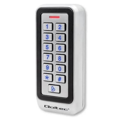 Qoltec 52442 Code Lock Rhea With Rfid Reader | Code | Card | Key Fob |Doorbell | Ip68 | em
