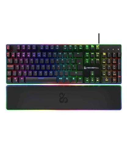 Teclado Gaming Newskill Gungnyr Pro Preto LED RGB.