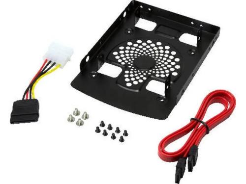 Logilink Festplatten Einbaurahmen 3,5"-> 2x 2,5" Hdd/Ssd Alu