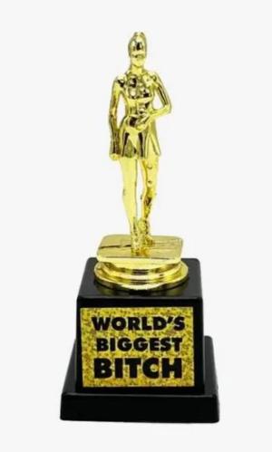 Mad Monkey - Trophäe "World's Biggest Bitch