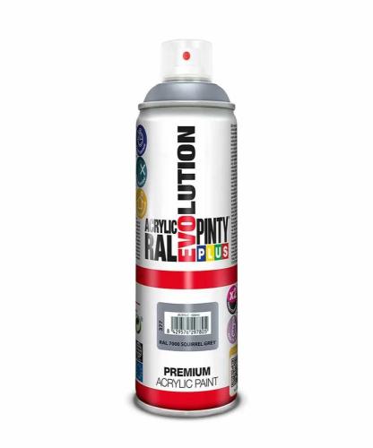 Tinta em Spray Pintyplus Evolution Ral 7000 Cinzento Squirrel 400 Ml
