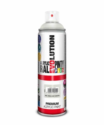 Tinta em spray Pintyplus Evolution RAL 9002 Branc.