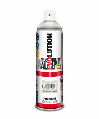 Tinta em Spray Pintyplus Evolution Ral 9002 Branco/Cinzento 400 Ml