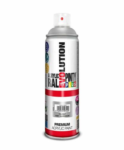 Tinta em Spray Pintyplus Evolution Ral 9007 Grey Aluminium 400 Ml