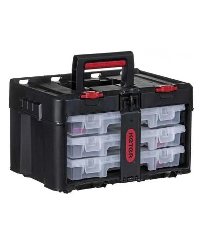Caixa de Ferramentas Keter StackNRoll Policarbo.