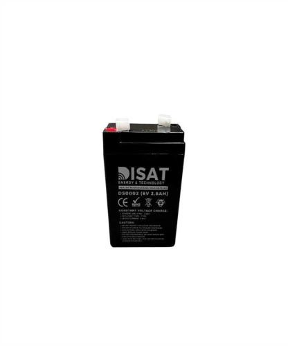 Bateria de chumbo 6V, 2.8AH, F1 (66mm x 33mm x 94.