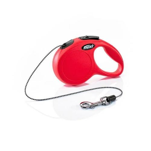 Trela Extensível em Fita Flexi Vermelha Xs 3m