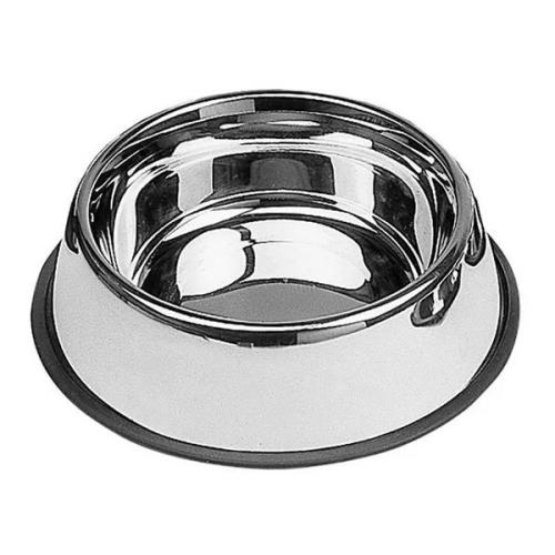Comedouro Aço Inox.Antideslizante 0,9l 26cm Nayeco