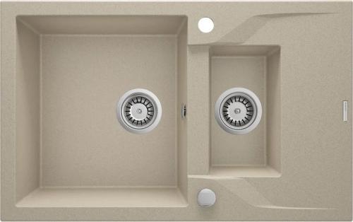 1.5-Bowl Granite Sink With Drainer