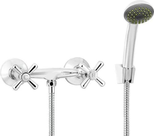 Wall-Mounted Shower Faucet With Shower Set