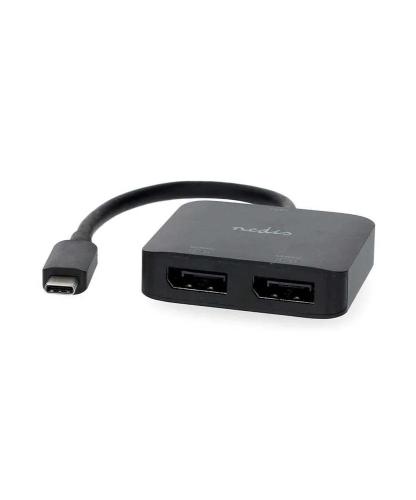 Adaptador Usb-C Usb 3.2 Gen1 Usb-C Macho 2x Dp Fem