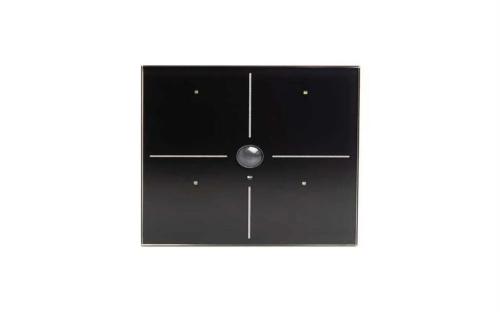 Glass Panel Control Module With 4 Touch Keys And Built-In Motion And Twilight Sensor (Black Edition)