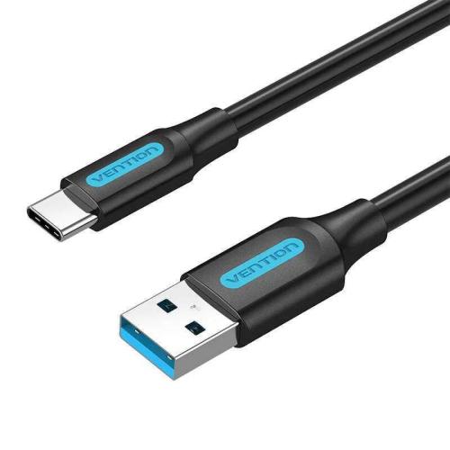 Cabo Usb 3.0 a para Usb-C Vention Cozbh 2m Preto