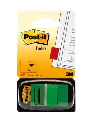 Blister Dispensador 50 Marcadores Index Verde