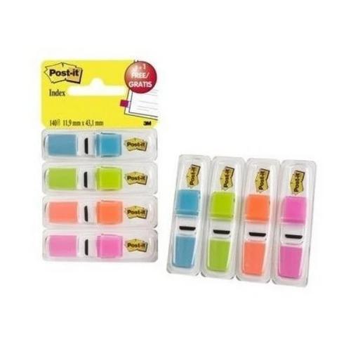 Post-It Indices Adesivos Index Pack 3+1