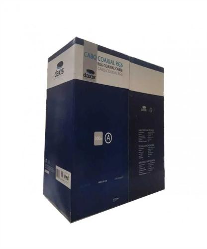 Cabo Coaxial Rg 6 Branco 300 Mts Ited